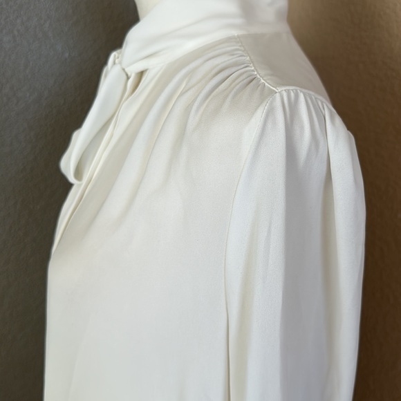 Jcrew - size S - light weight long sleeve blouse with tie neck and button down - Picture 4 of 8